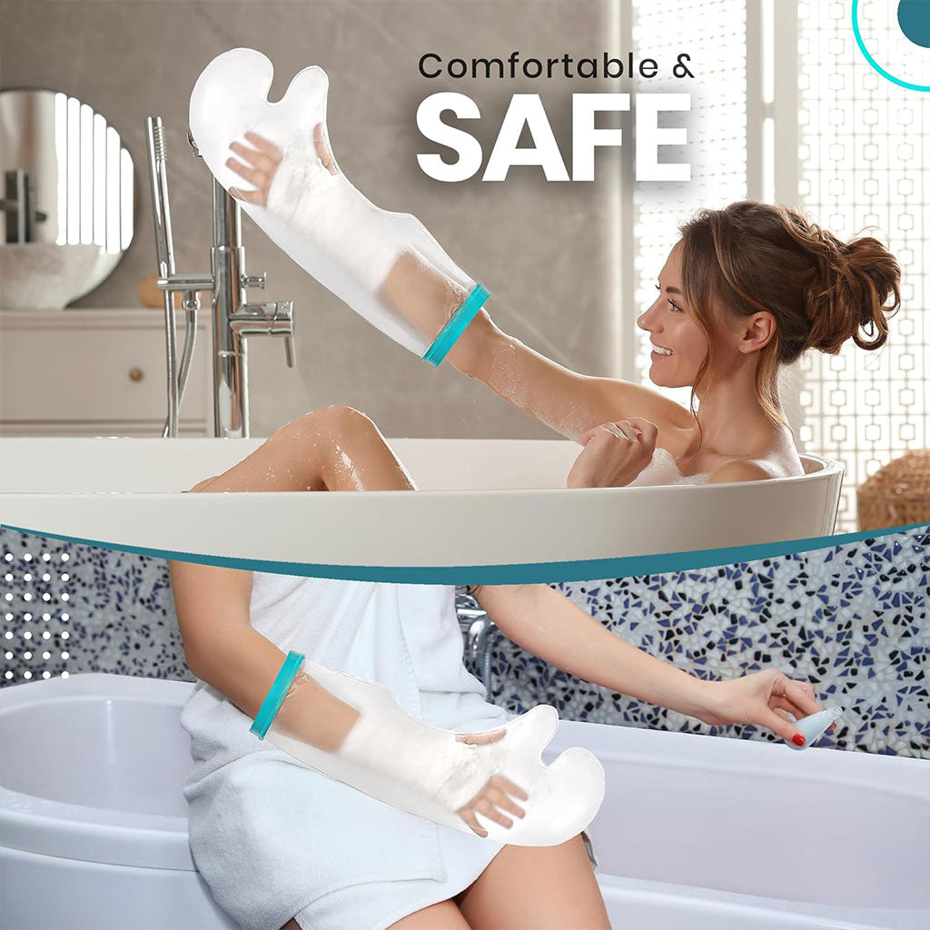 Protège-Bras Étanche pour Adultes : Protection Maximale pour Douche et Convalescence