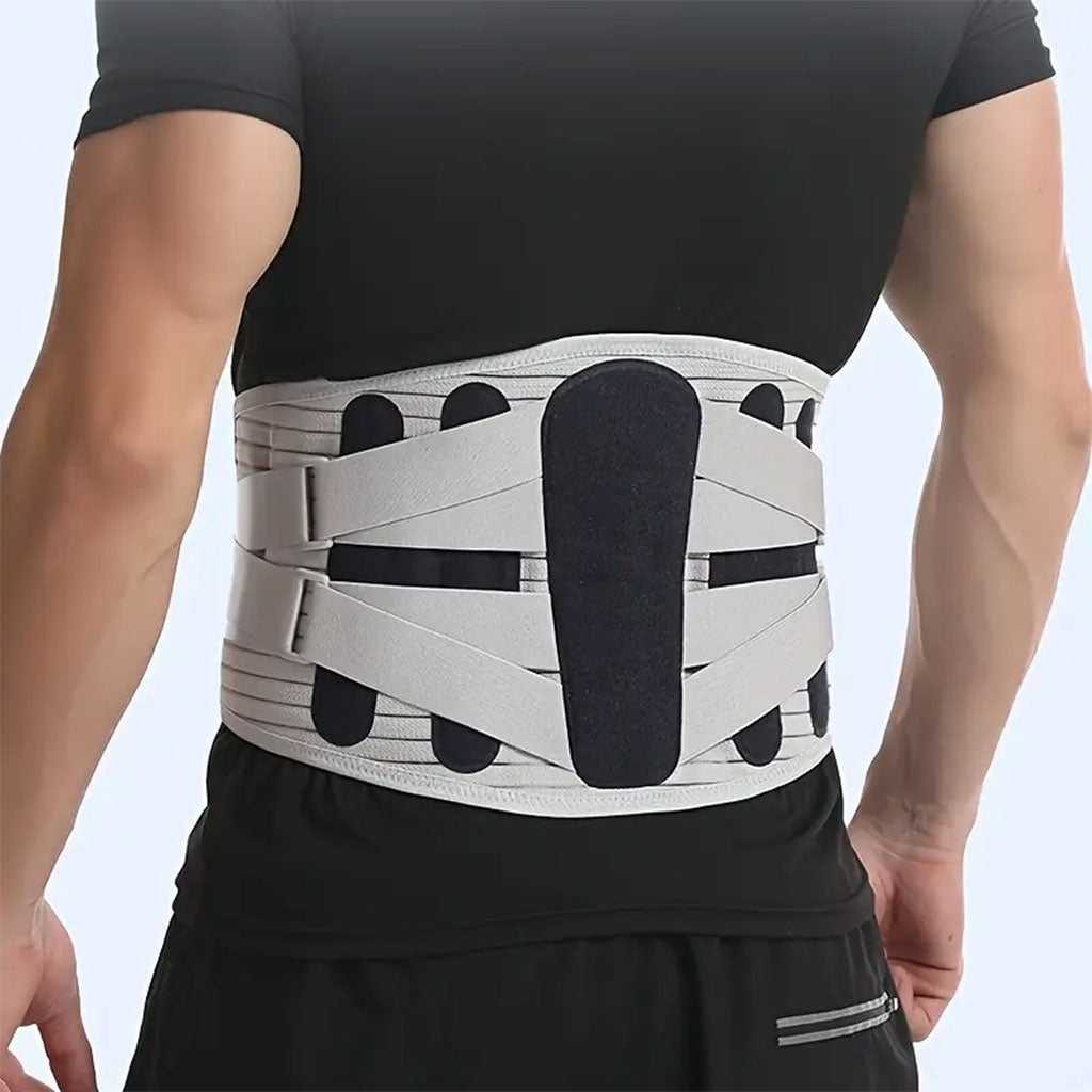 Ceinture Lombaire Médicale Haute Performance avec 5 Supports en Acier Anti-Douleur