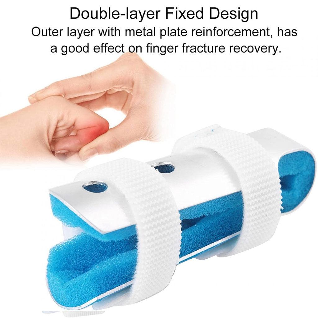 Attelle de Doigt en Aluminium avec Mousse de Confort : Protection Optimale et Récupération Accélérée