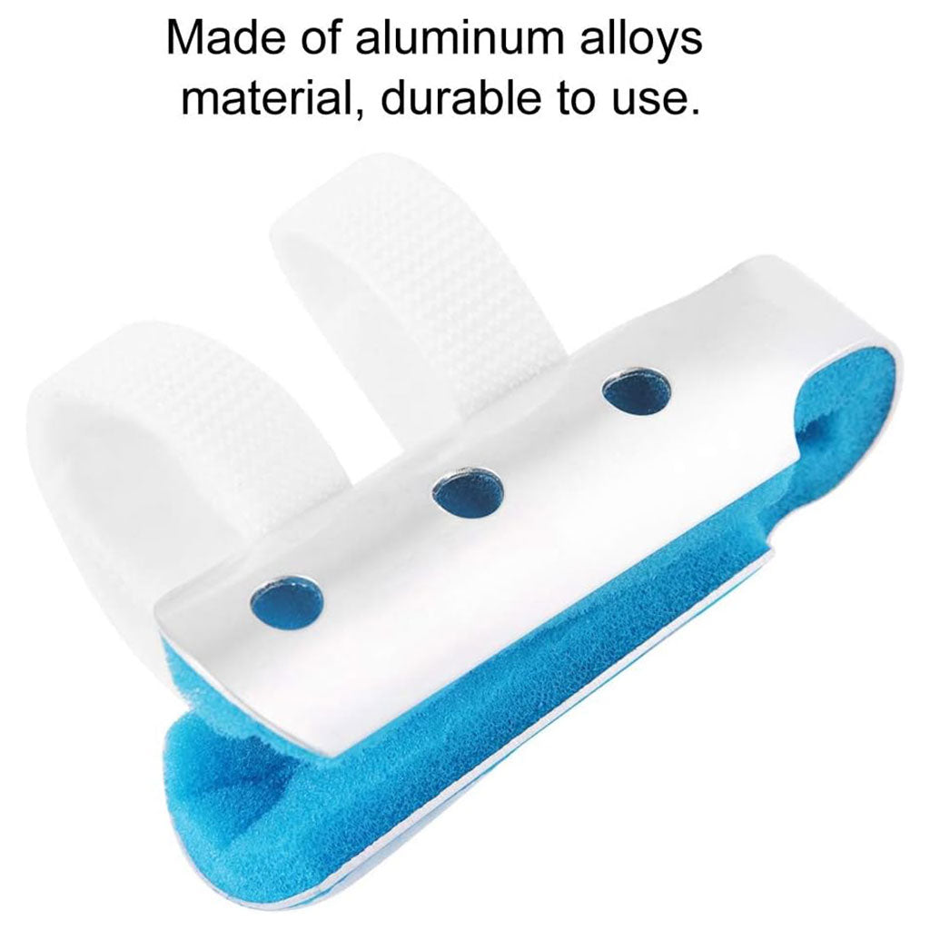 Attelle de Doigt en Aluminium avec Mousse de Confort : Protection Optimale et Récupération Accélérée