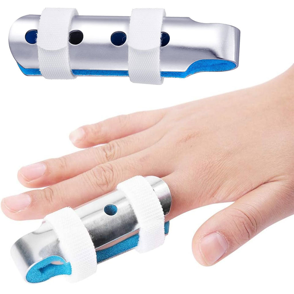Attelle de Doigt en Aluminium avec Mousse de Confort : Protection Optimale et Récupération Accélérée