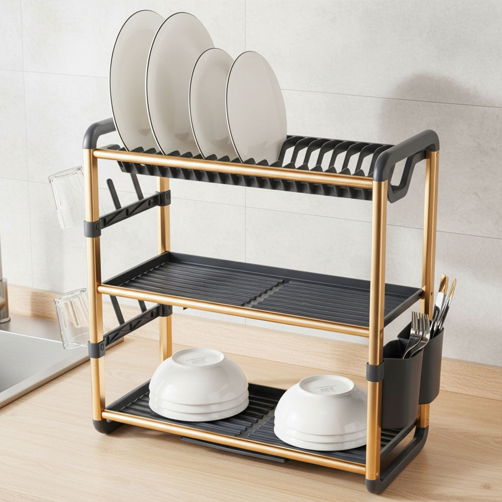 Égouttoir à Vaisselle en Aluminium 3ETG SX-841 : Élégance et Haute Durabilité