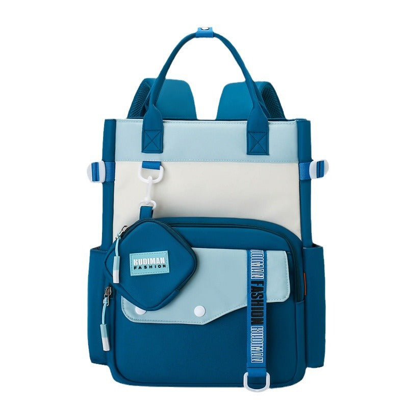 Sac à dos Bleu moderne imperméable – Grande capacité