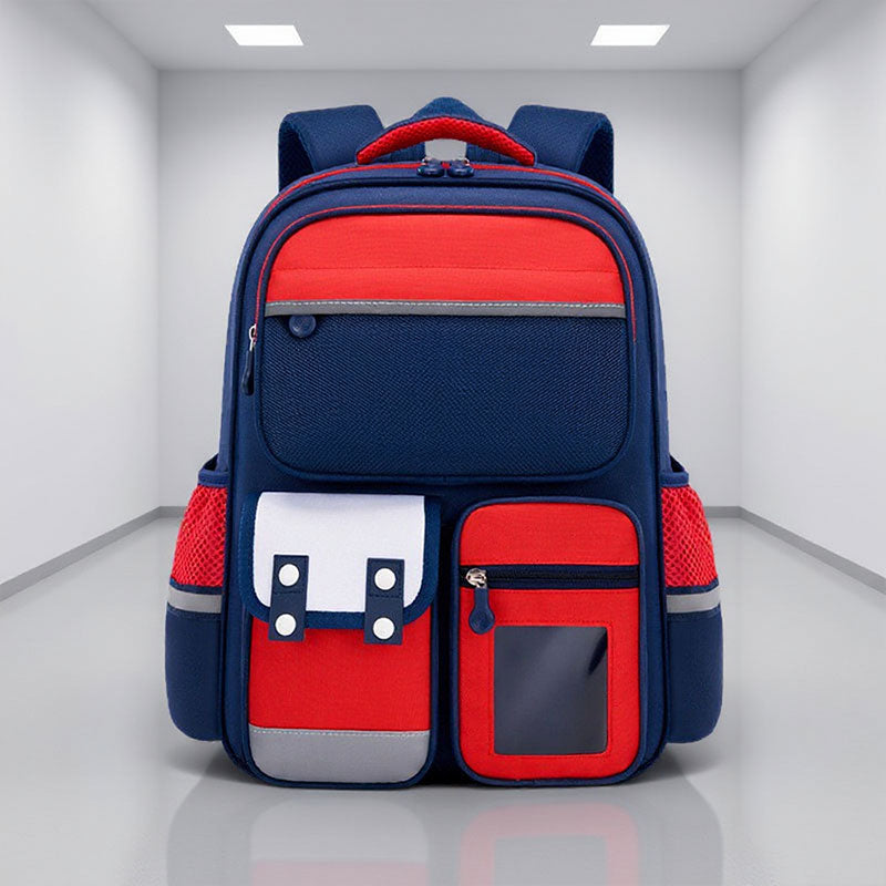 Sac à Dos Scolaire pour Enfants Bleu – Ergonomie, Durabilité et Grande Capacité