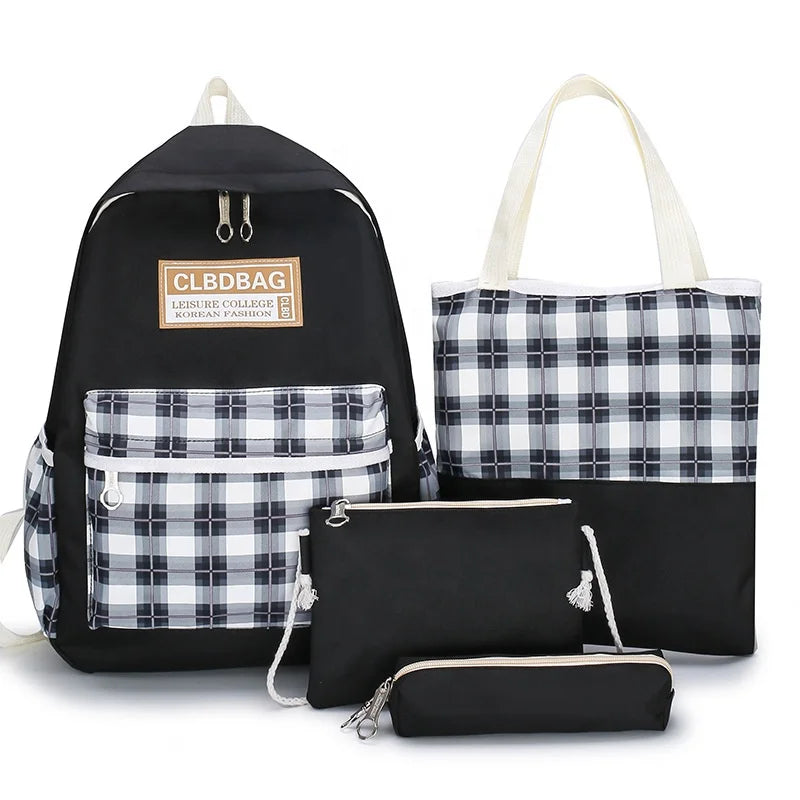 Sac à Dos Kawaii Multifonction Noir – Capacité et Style Unique