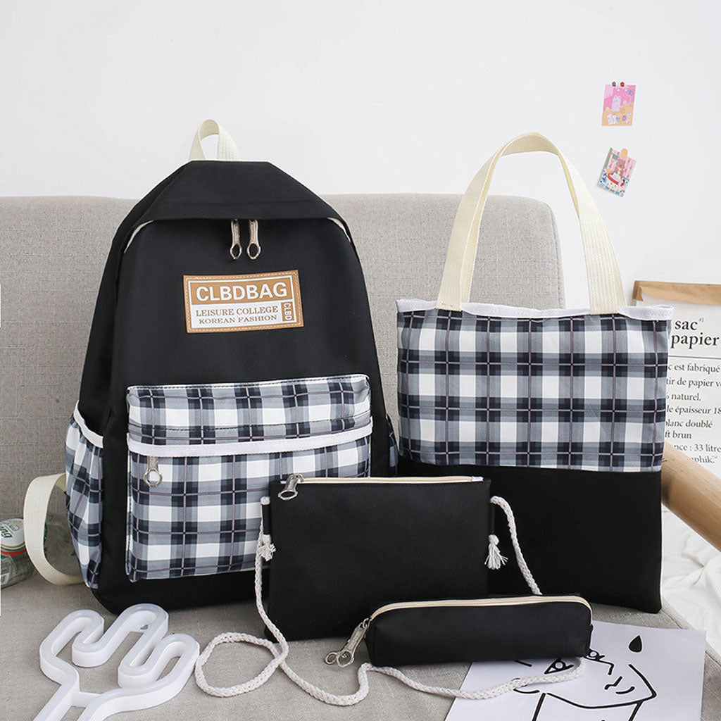 Sac à Dos Kawaii Multifonction Noir – Capacité et Style Unique