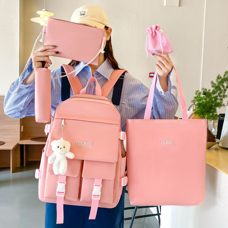 Sac à Dos Kawaii Multi-Usage Rose : L'Équilibre Parfait entre Style, Confort et Durabilité