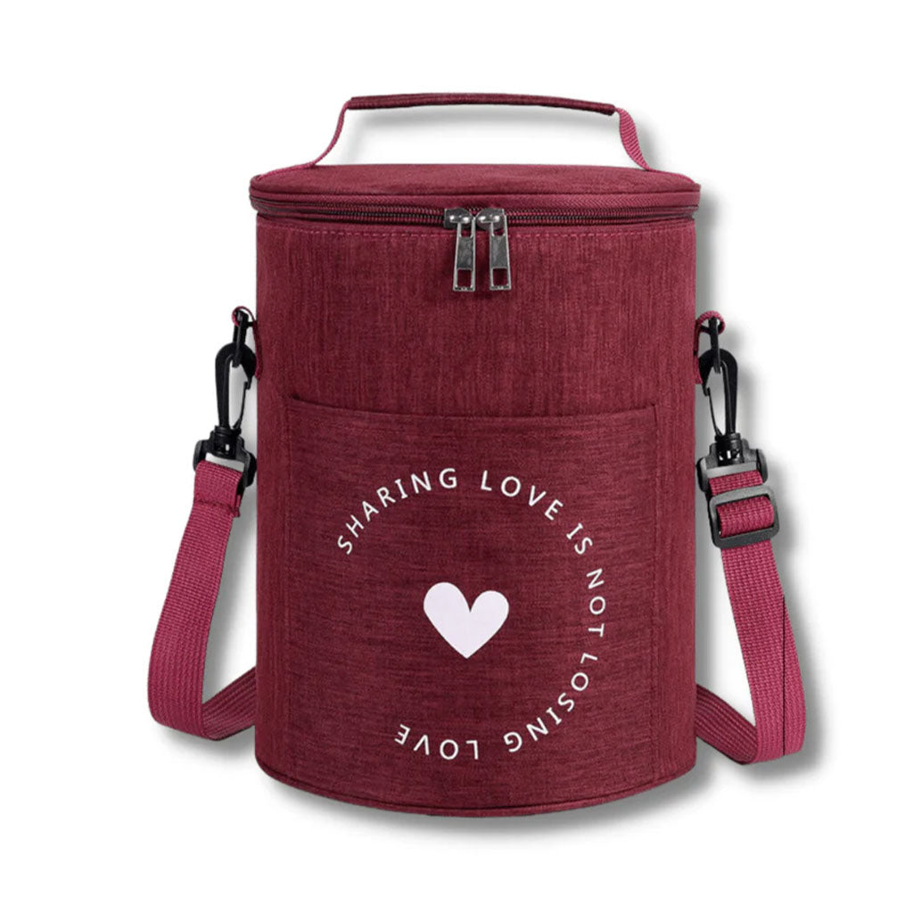 Sac à Déjeuner Isotherme Premium 7L avec Bandoulière Amovible et Design Élégant