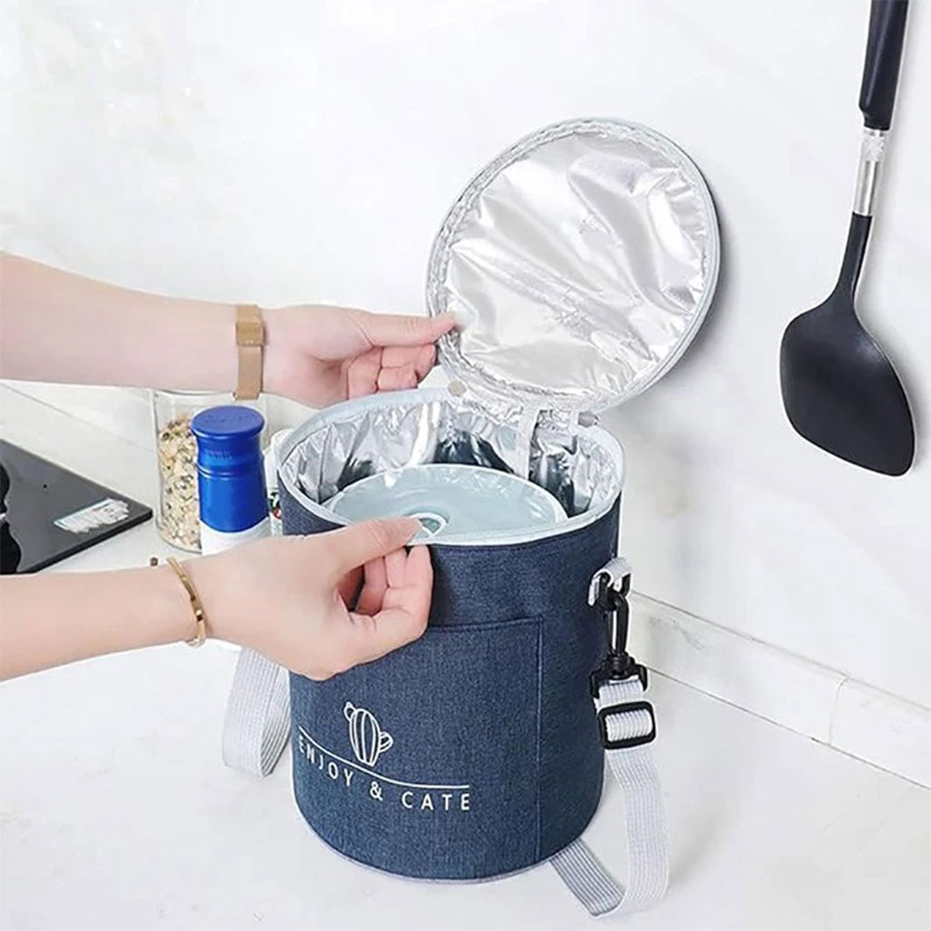 Sac à Déjeuner Isotherme Premium 7L avec Bandoulière Amovible et Design Élégant