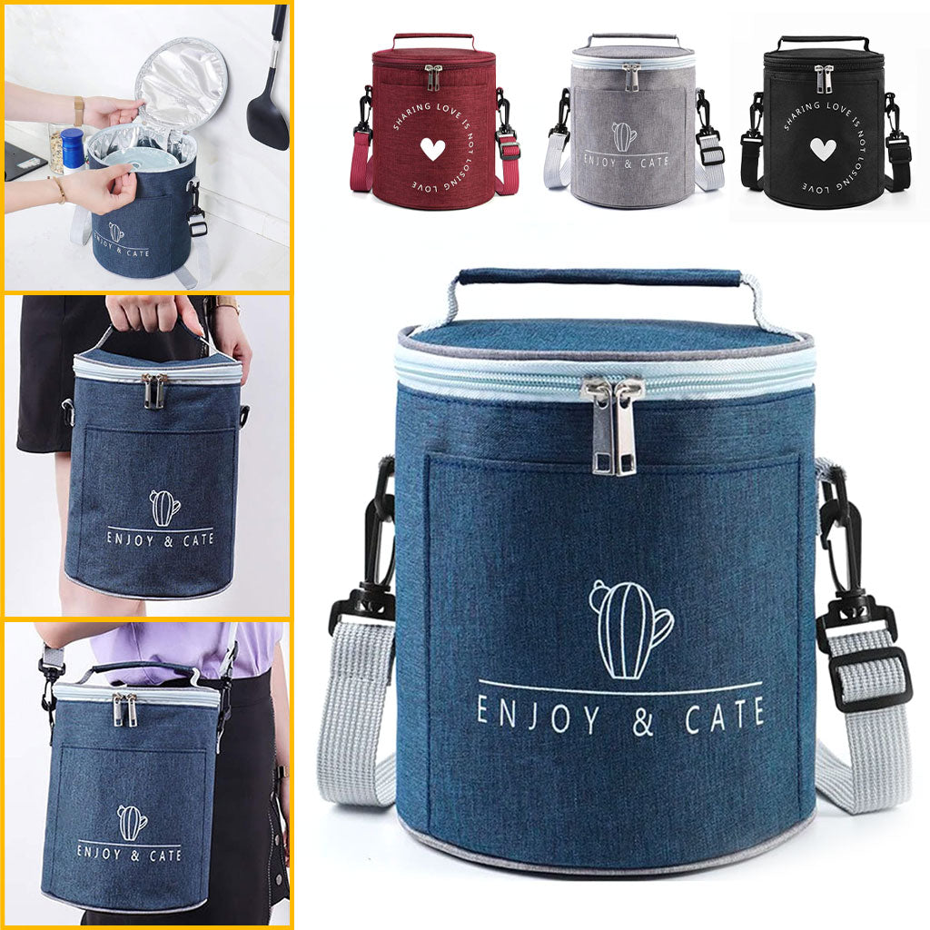 Sac à Déjeuner Isotherme Premium 7L avec Bandoulière Amovible et Design Élégant