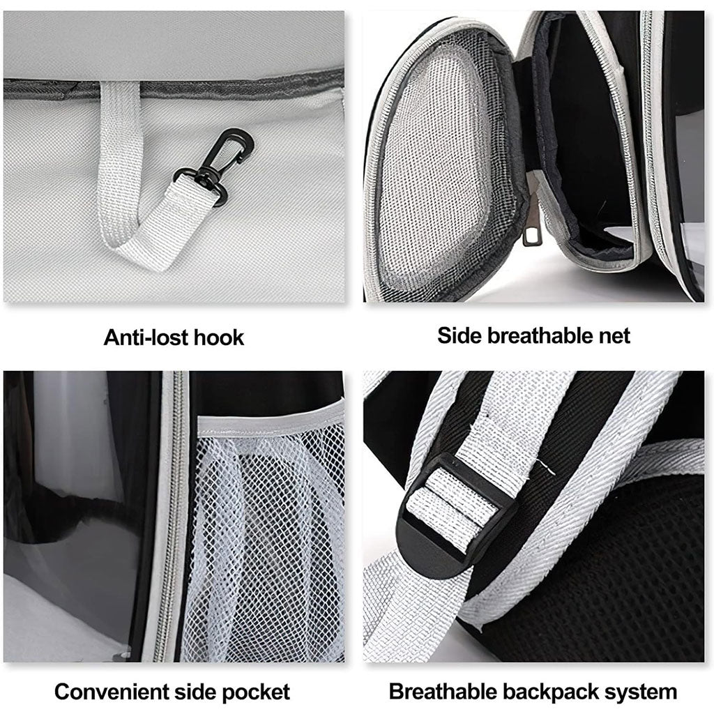 Sac à Dos de Transport Panoramique – Sécurité et Confort pour Animaux