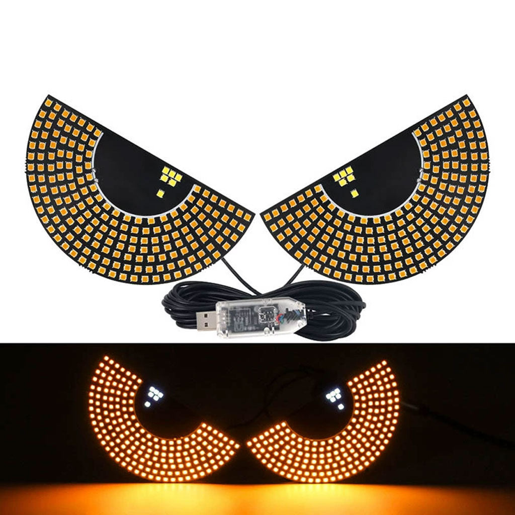 Éclairage LED "Yeux de Démon" pour Voiture : Personnalisation Audacieuse et Sécurité Renforcée