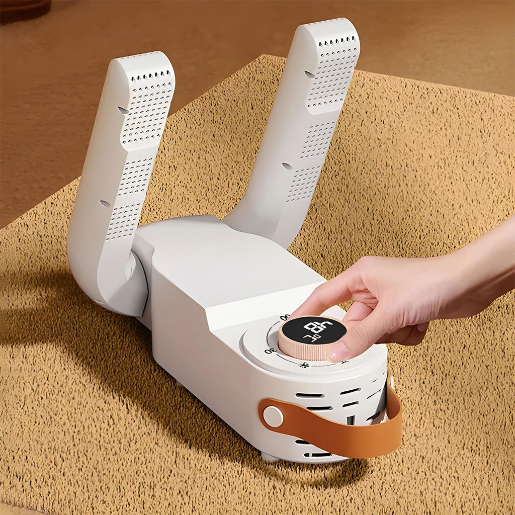 Sèche-Chaussures Intelligent : Chaleur à 360° et Support Extensible
