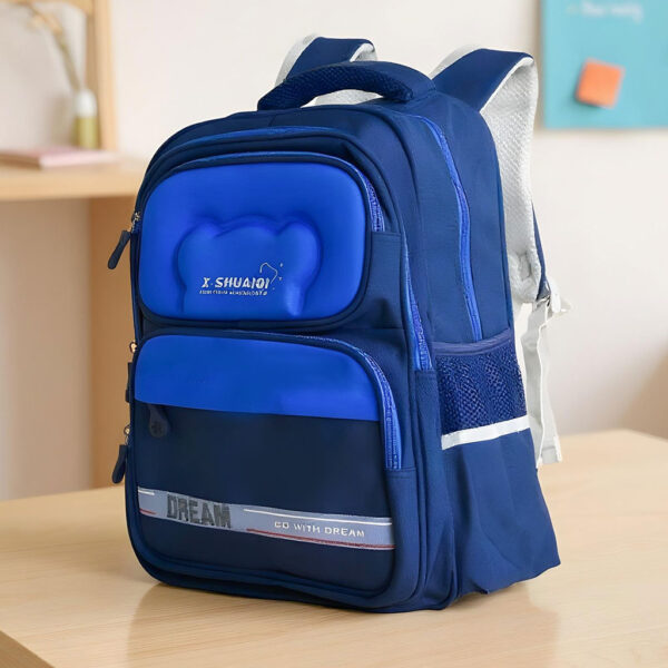 Sac à Dos Scolaire X-SHUAIQI® Bleu – Confort, Sécurité et Style pour Enfants