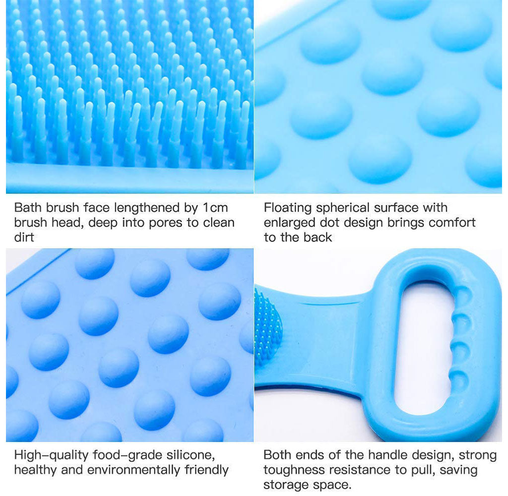 Kit de Brosses de Nettoyage en Silicone Multiusages avec Poignée Ergonomique
