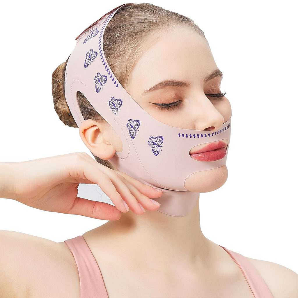 Bande de Raffermissement Double Menton – Visage Sculpté et Effet V Naturel