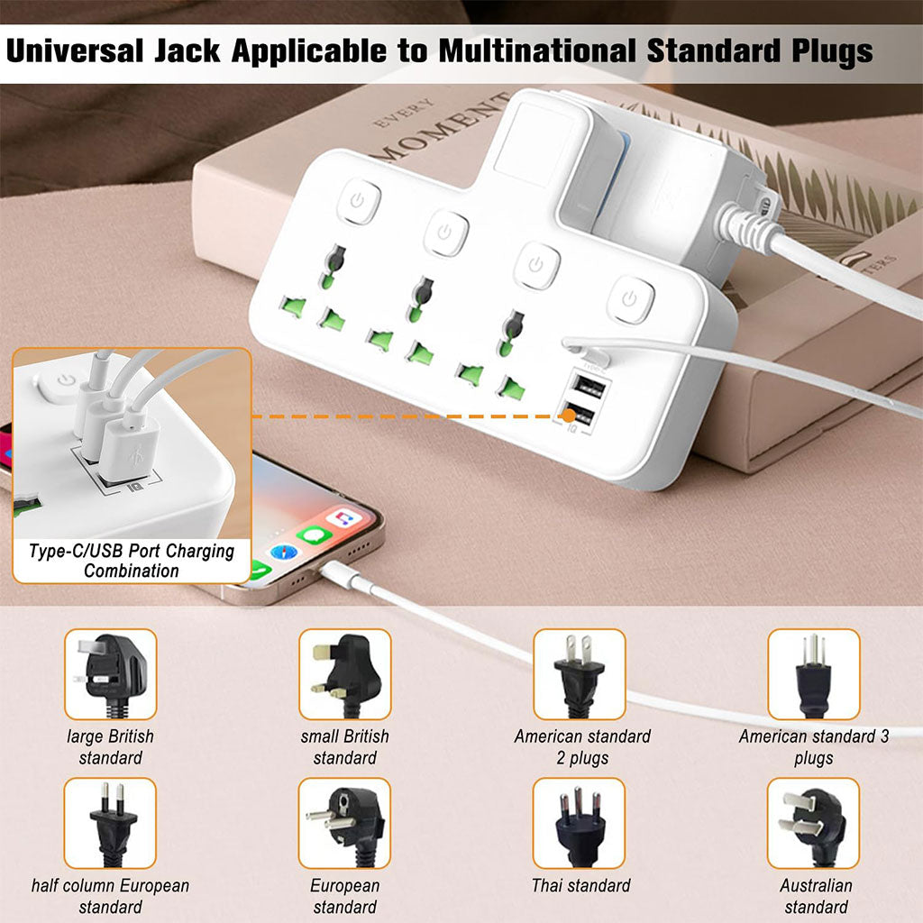 Multiprise Connectée avec Ports USB & Type-C : Sécurité Totale et Confort au Quotidien