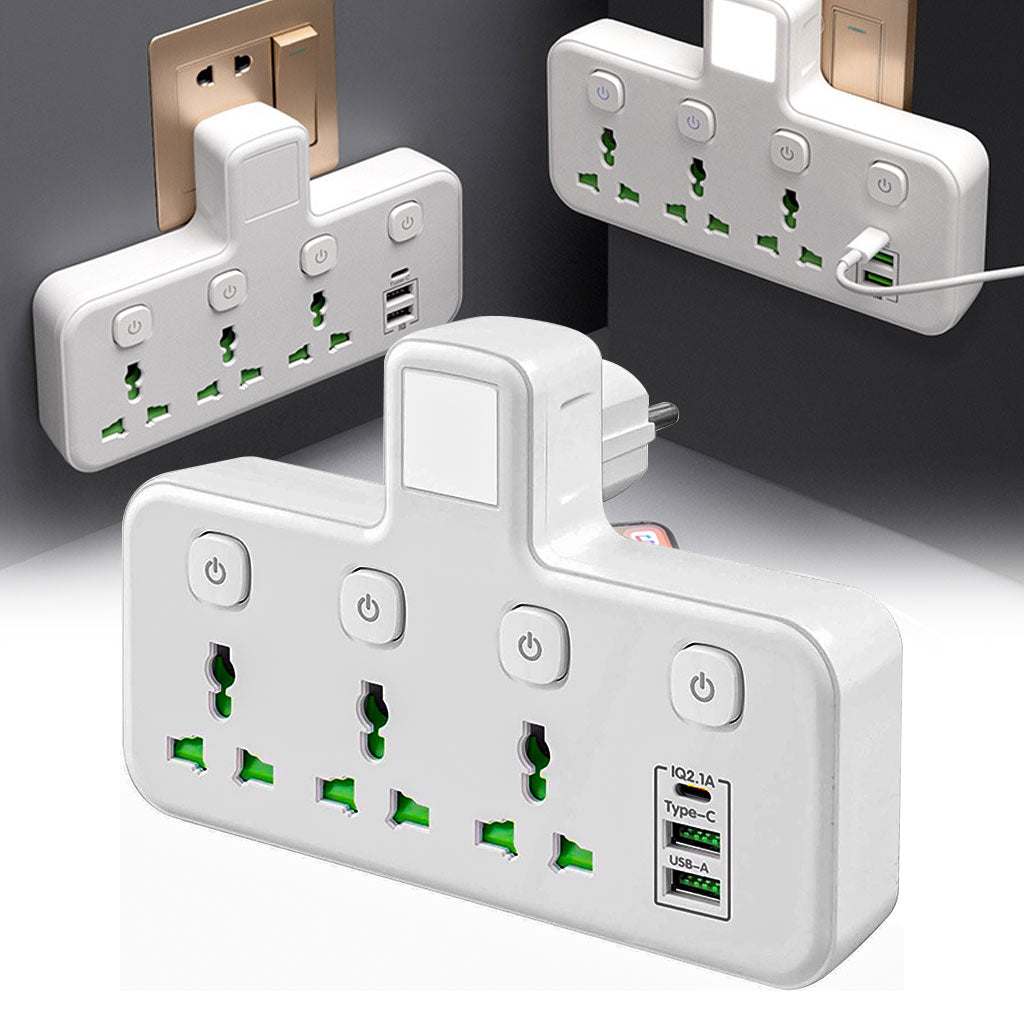 Multiprise Connectée avec Ports USB & Type-C : Sécurité Totale et Confort au Quotidien