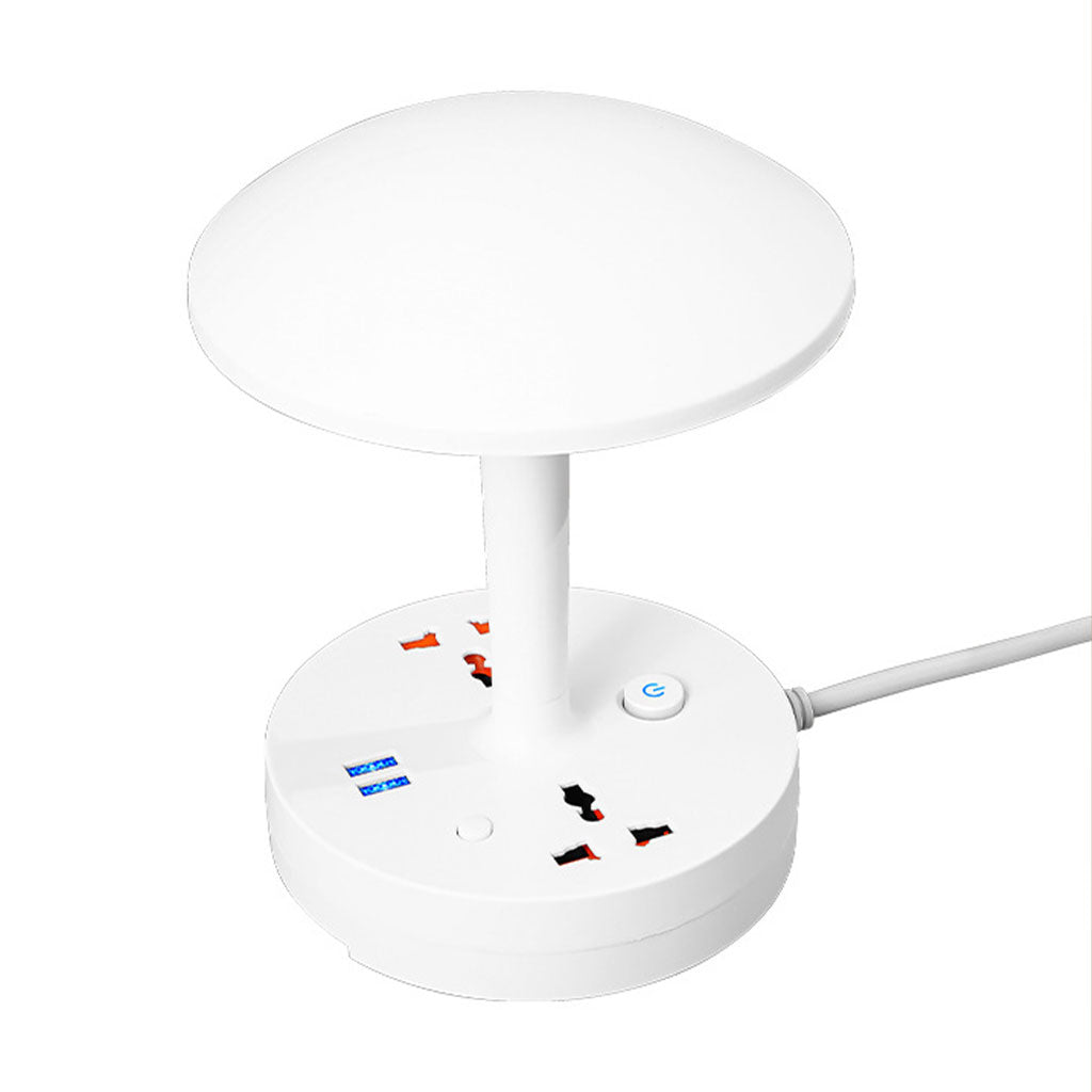 Support Mural avec Prise & Interrupteur LED – Contrôle Pratique & Design Compact