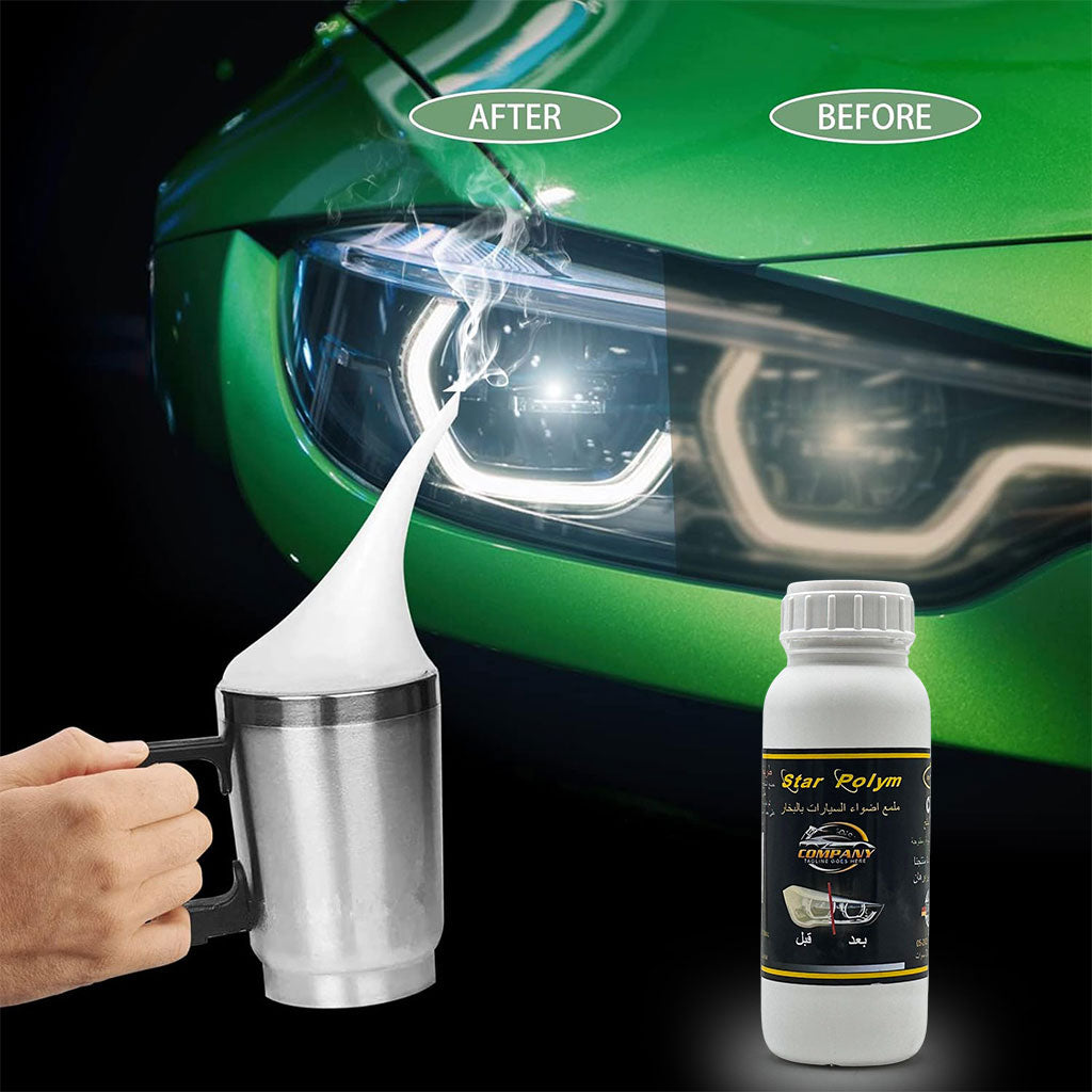 Rénovateur de Phares Voiture 500 ml Nettoyant Anti-Oxydation et Polissage Rapide