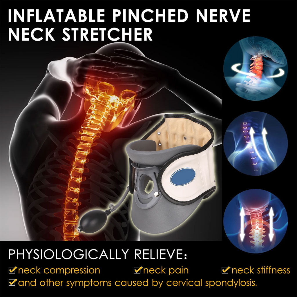 Orthèse Cervicale Gonflable – Soutien et Décompression de la Nuque