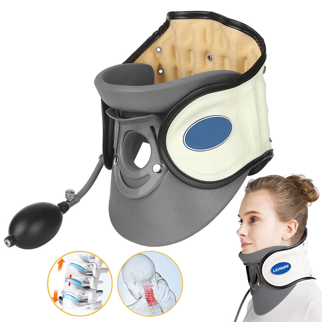 Orthèse Cervicale Gonflable – Soutien et Décompression de la Nuque