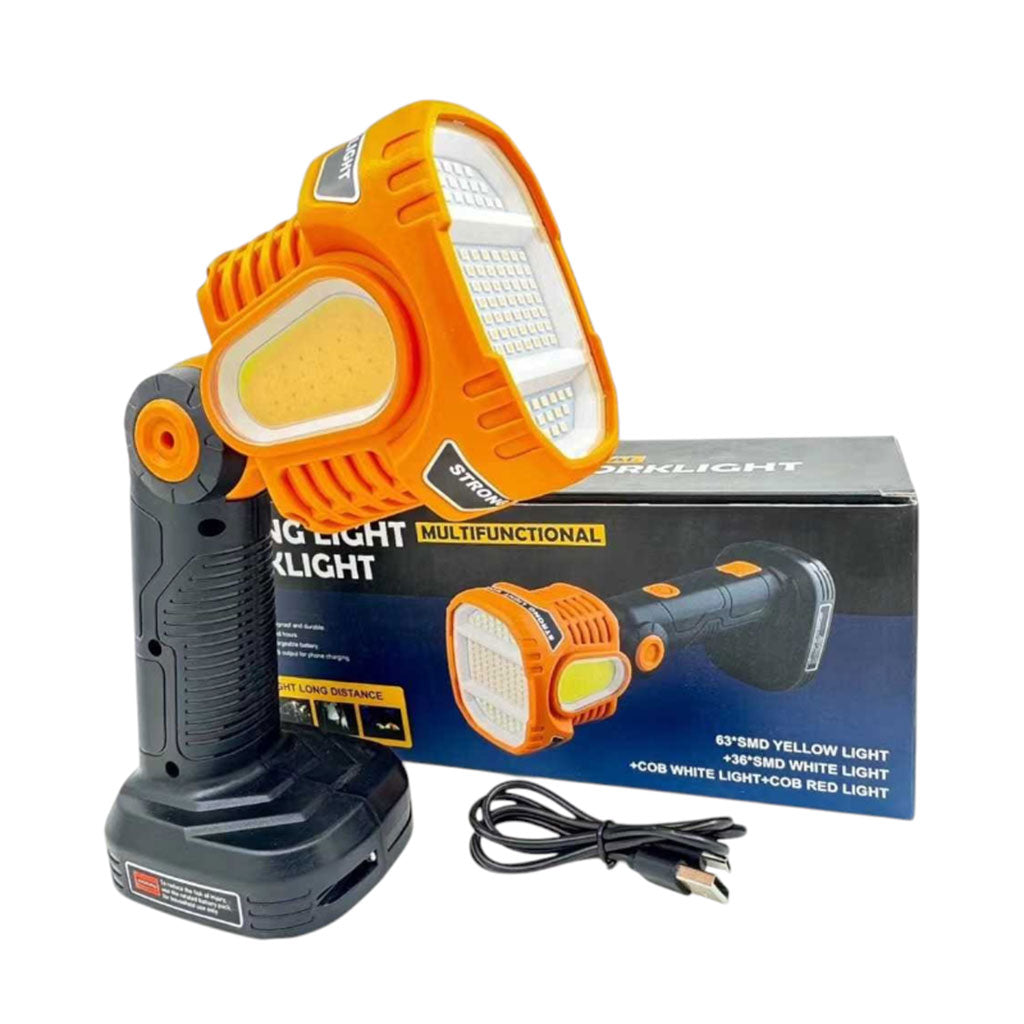 Lampe LED Rechargeable Multifonction – Pivotante et Étanche