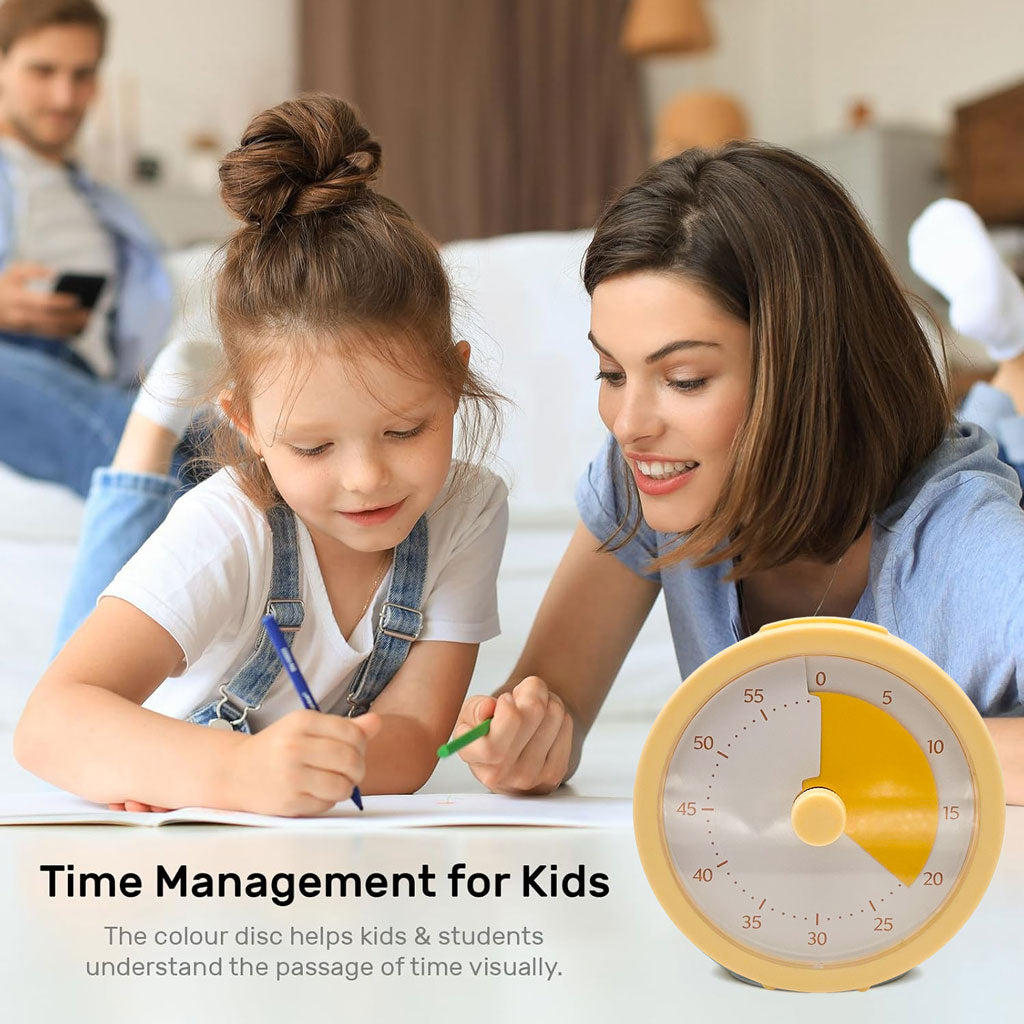 Minuteur Visuel outil de gestion du temps multifonctions – Apprentissage du Temps Ludique
