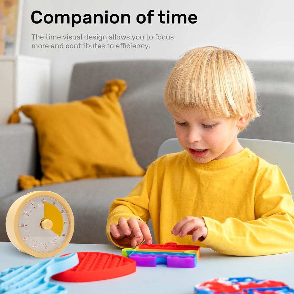 Minuteur Visuel outil de gestion du temps multifonctions – Apprentissage du Temps Ludique