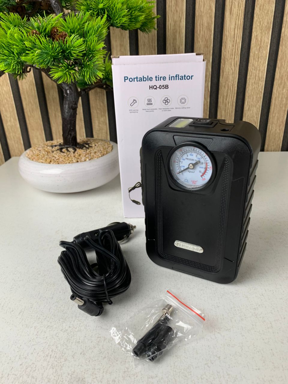 Compresseur d'Air Portable Intelligent : Gonflage Rapide et Précis