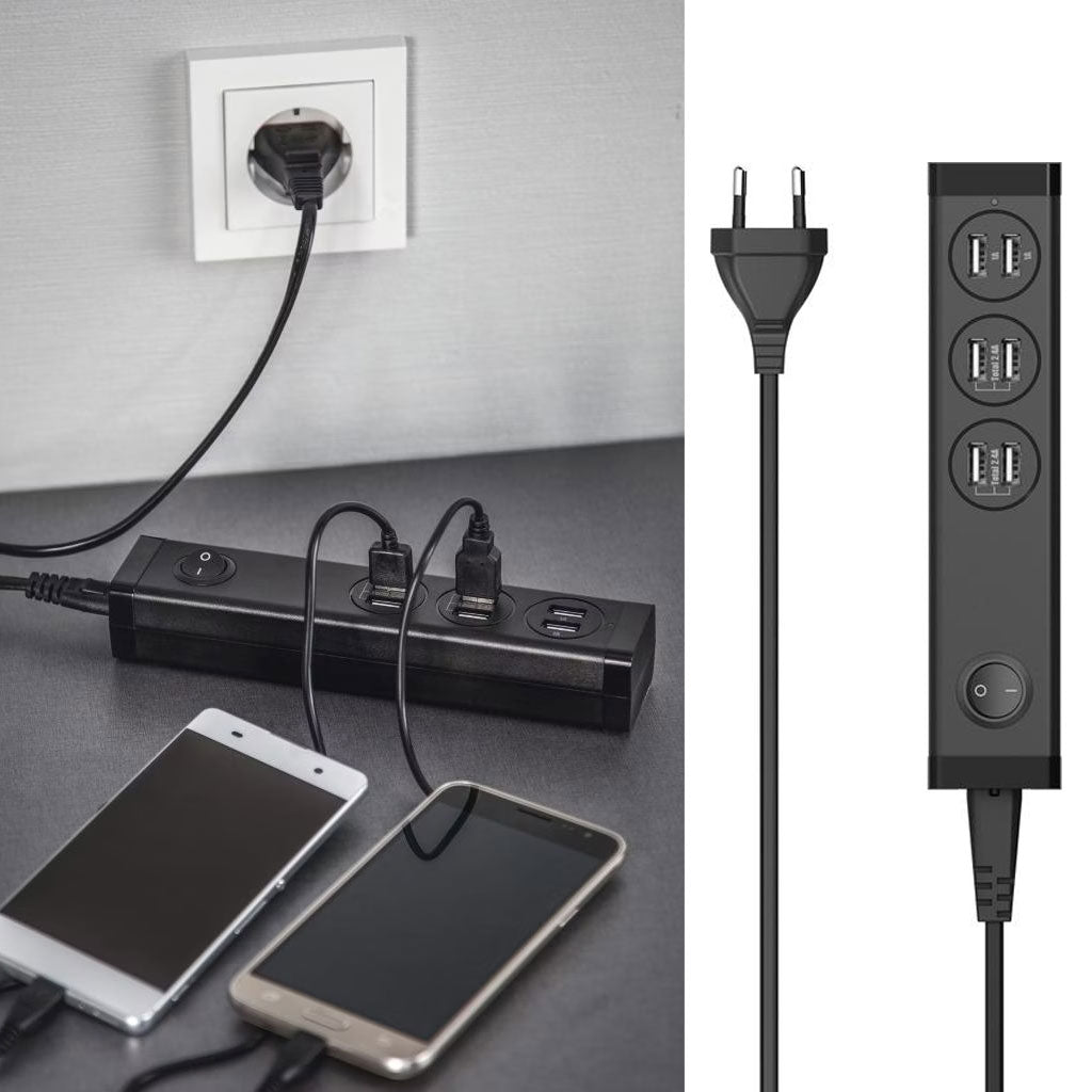 Station de Charge USB Multi-Ports UNIROSS : Puissance et Sécurité pour Tous Vos Appareils
