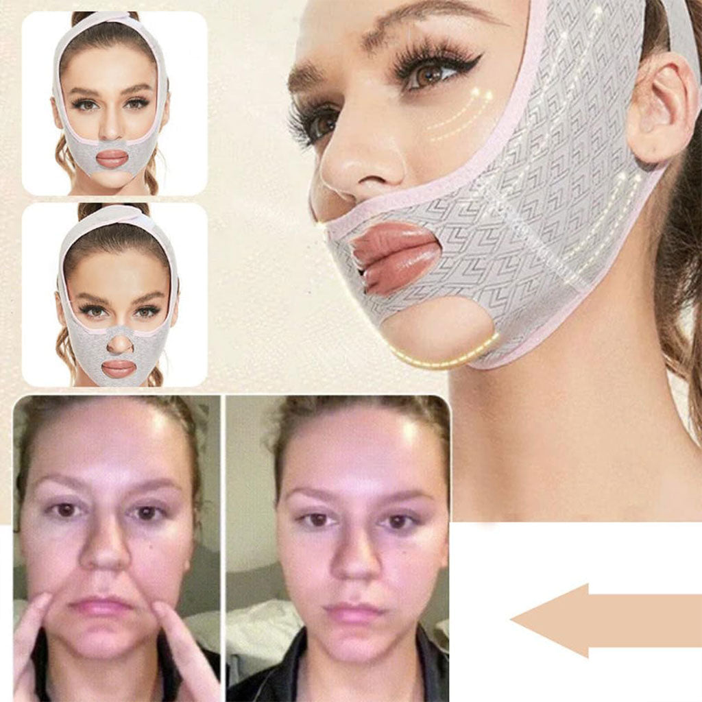 Masque Lift V-Line : Sculpteur de Visage et Double Menton
