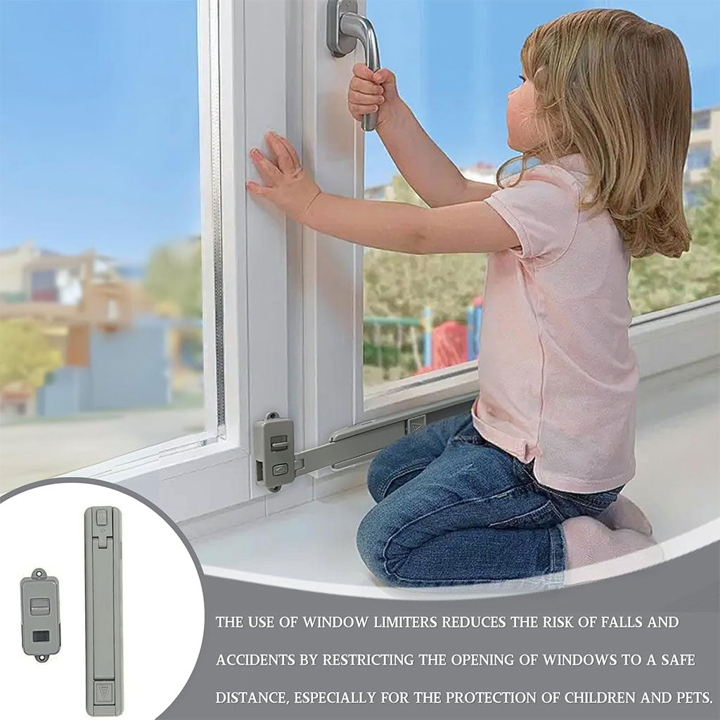 Entre-baîlleur de Fenêtre UPVC : Sécurité Enfant Sans Perçage
