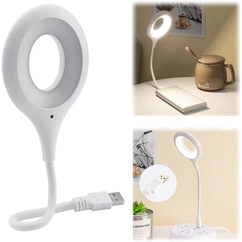 Lampe de Lecture USB Intelligente à Contrôle Vocal – Éclairage Flexible et Moderne