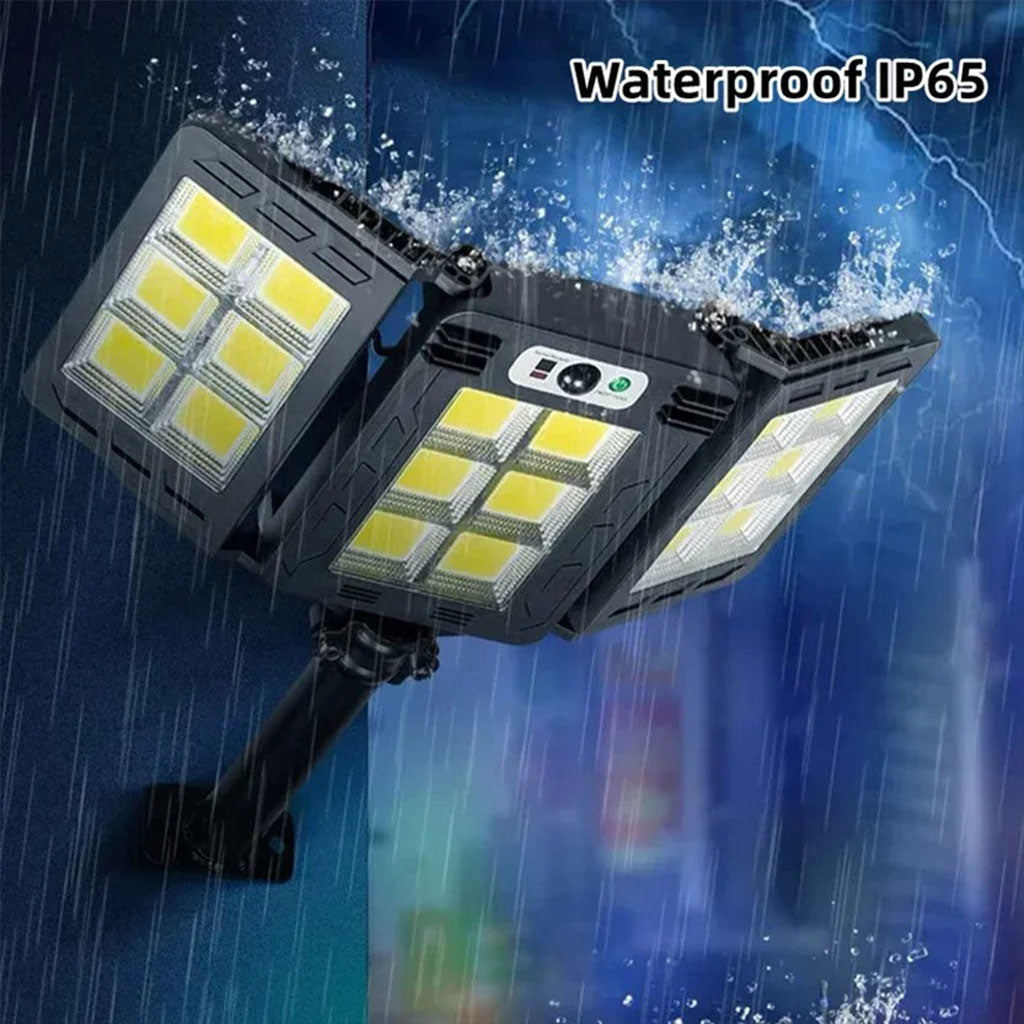 Applique Murale LED Solaire Intelligente 800 LED avec Détecteur de Mouvement Radar