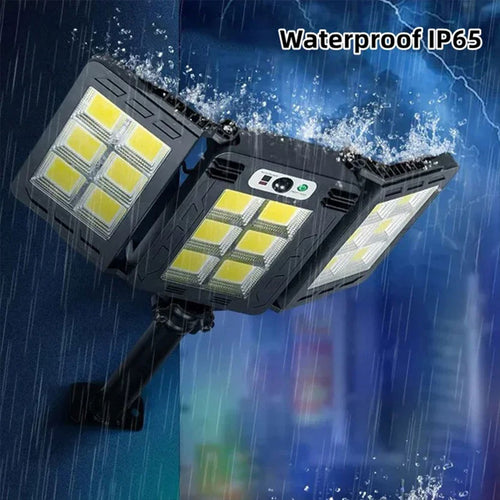 Applique Murale LED Solaire Intelligente 800 LED avec Détecteur de Mouvement Radar