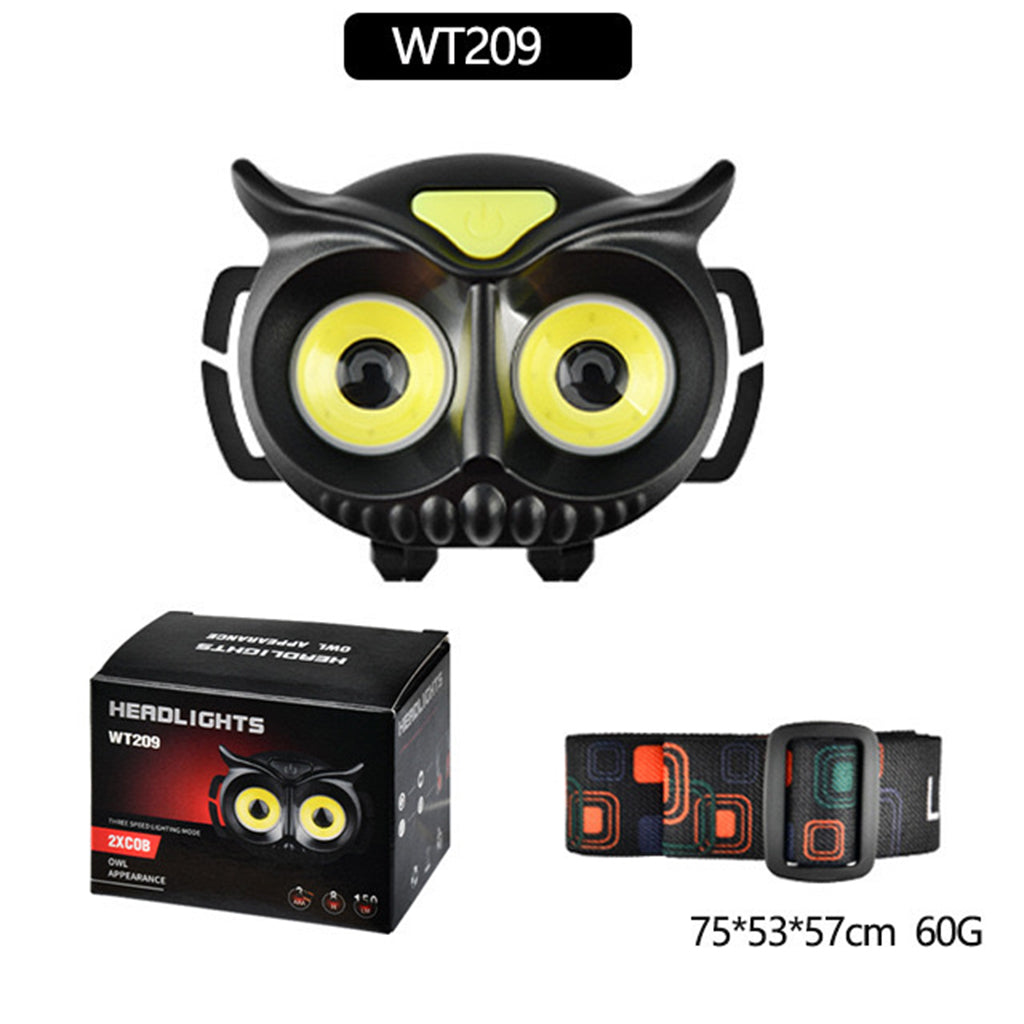 Lampe Frontale WT-209 COB – Éclairage Puissant et Mode SOS