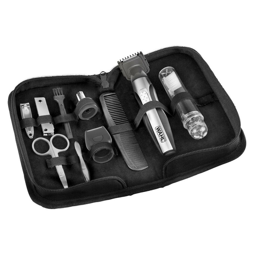 Kit Grooming Homme Wahl Deluxe – Tondeuse Sans Fil & Accessoires Voyage