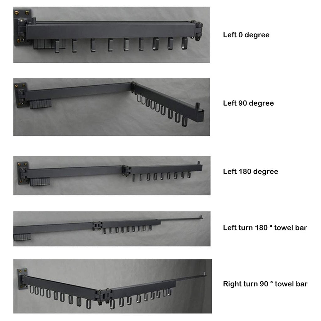 Support Mural Pliable en Aluminium – Gain de Place et Résistant