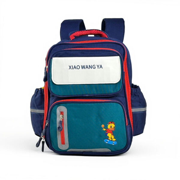 Sac à Dos Scolaire Xiao Wang Ya Bleu – Confort, Sécurité et Design Ergonomique