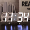 Horloge Murale LED 3D – Affichage Automatique & Design Moderne
