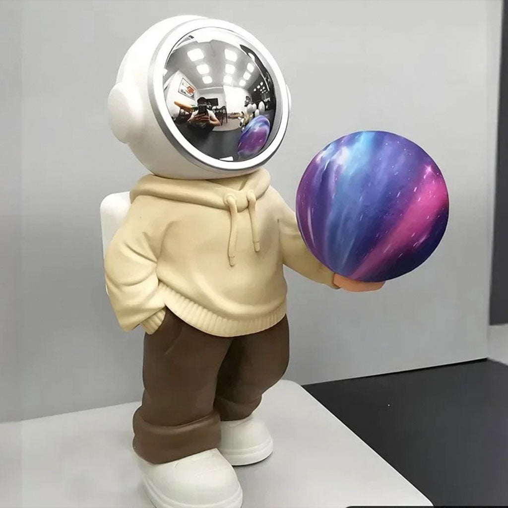 Lampe Lune Astronaute 3D pour Enfants – LED & Haut-Parleur Bluetooth