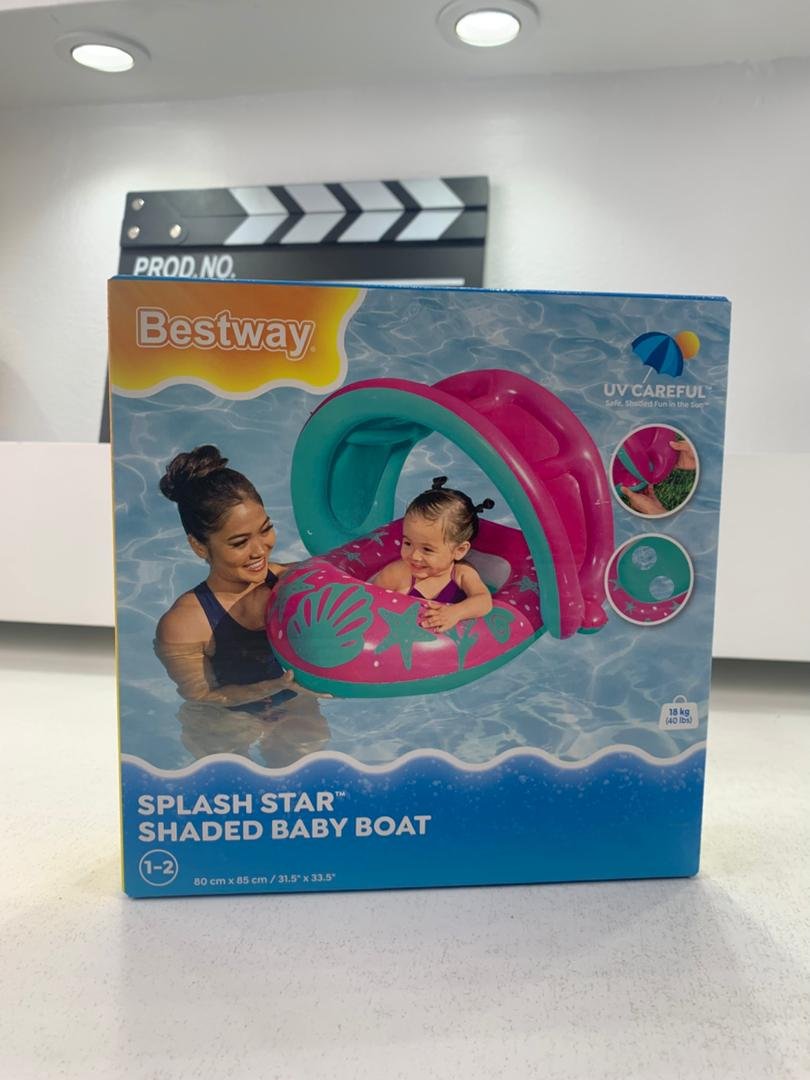 Bouée Gonflable pour Enfants avec Toit Anti-UV – Bestway 34091 | عوامة سباحة قابلة للنفخ للأطفال مع مظلة واقية من الشمس image 2