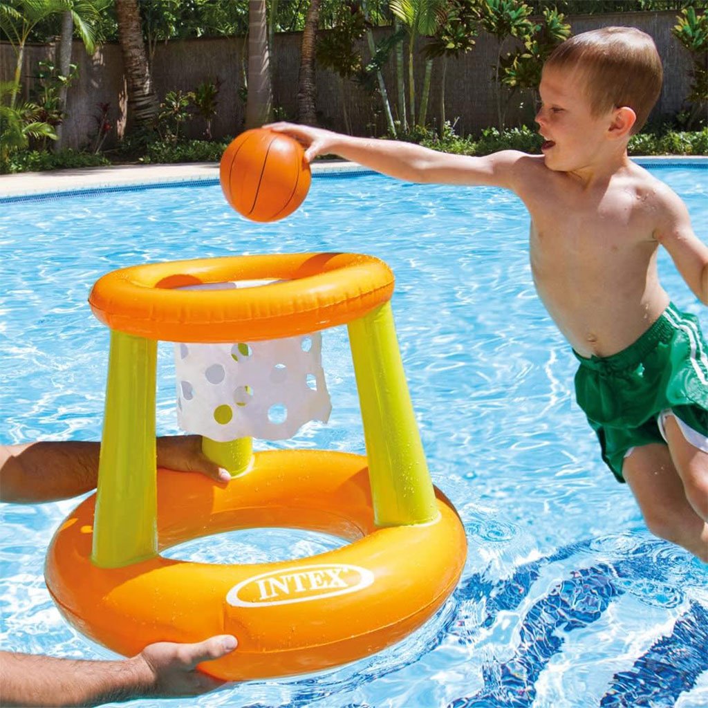 Jeu de Basket-ball Flottant Gonflable – Intex 58504 | لعبة كرة سلة عائمة قابلة للنفخ image 0