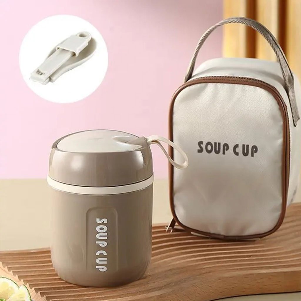 Boîte à Déjeuner Portable pour Soupes avec Sac Isotherme image 1