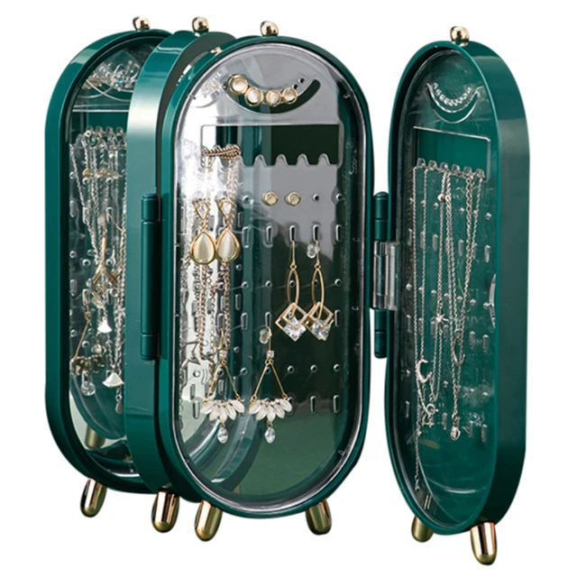 Boîte de Rangement Pliable pour Bijoux – Support à Boucles d’Oreilles et Colliers Compact image 3