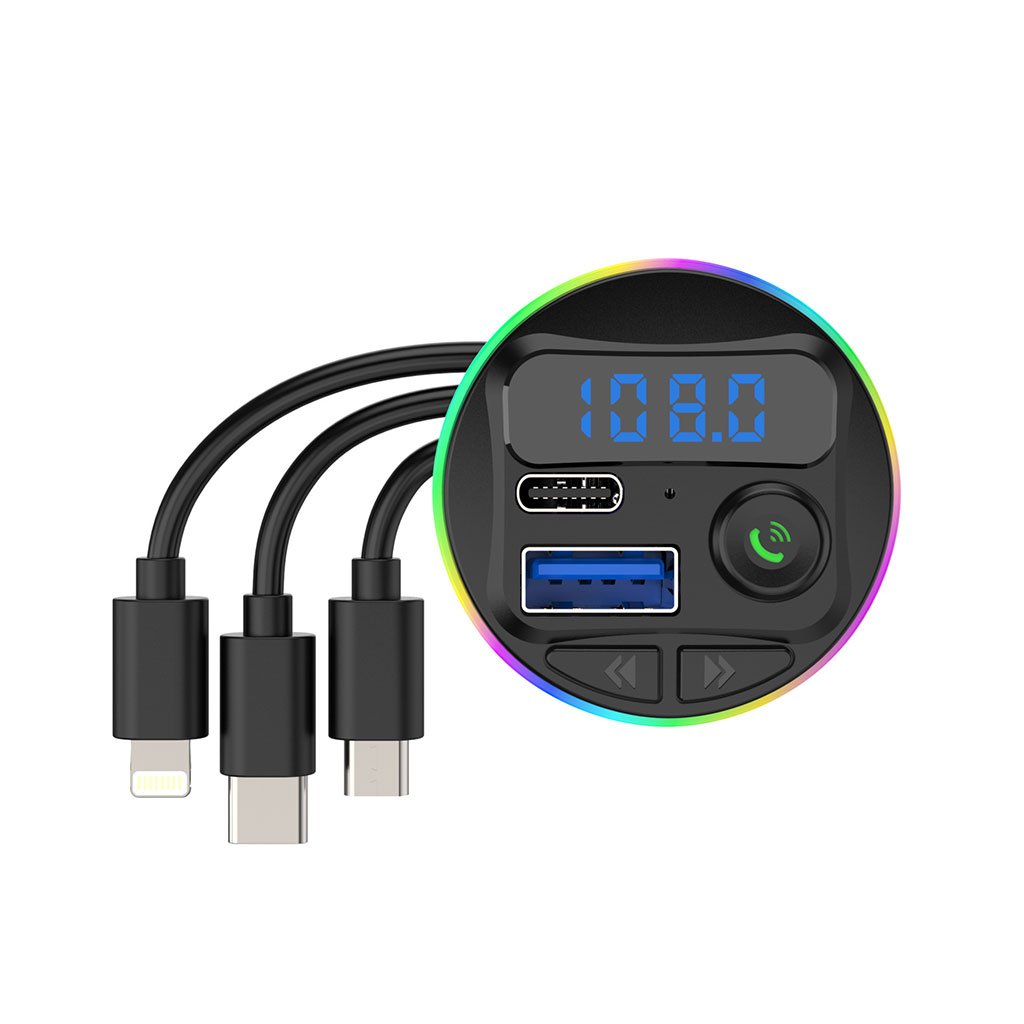 Transmetteur Bluetooth Voiture avec Charge Rapide, Appels Mains Libres et Lecture Multi-Sources image 3
