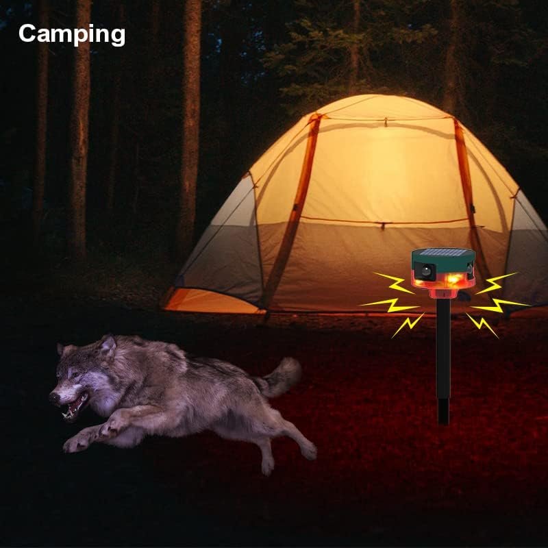 Lampe d’Alerte Solaire avec Capteur de Mouvement et Télécommande – Son Personnalisable, 130 dB, IP55 image 3