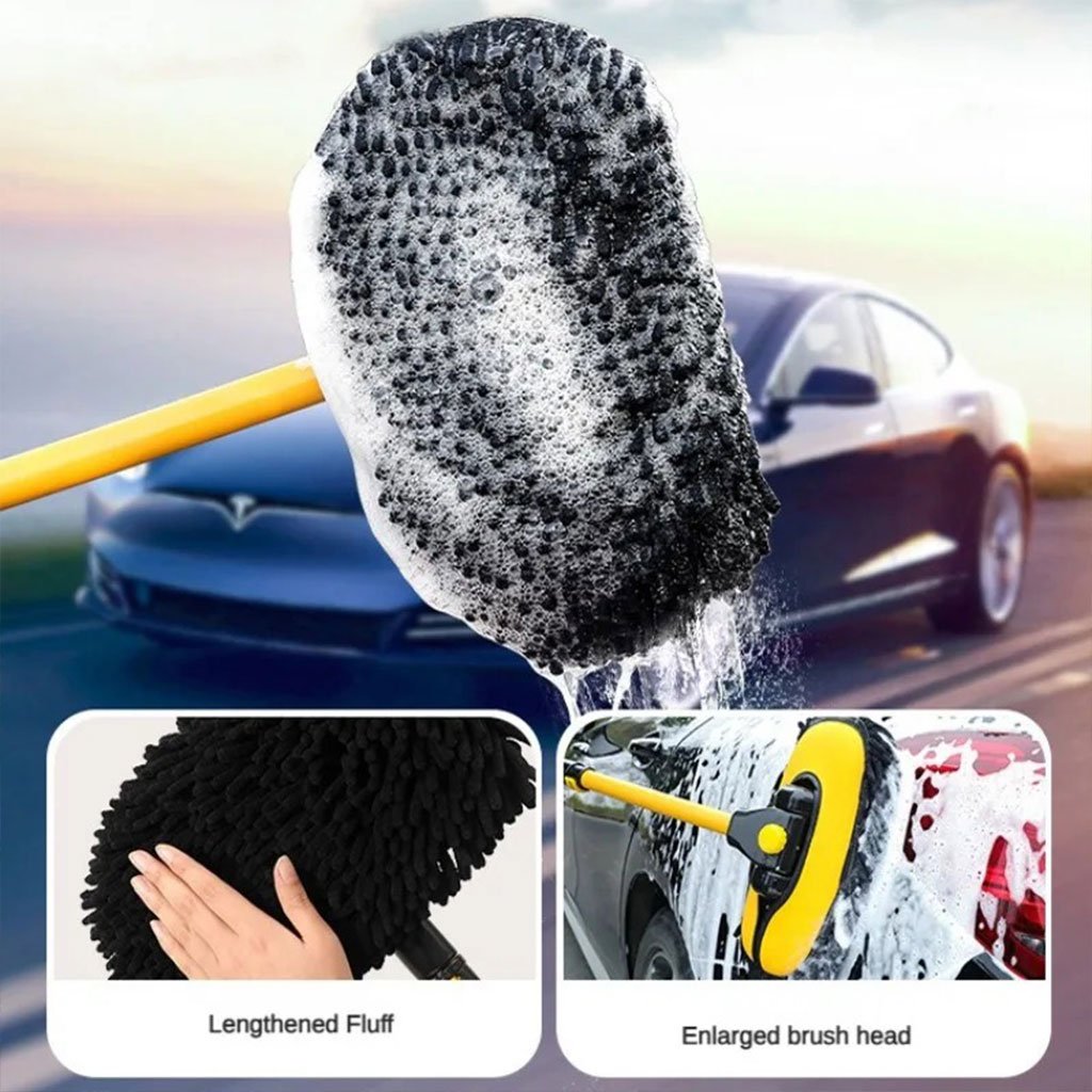 Brosse de Lavage Voiture Télescopique à Manche Long image 2