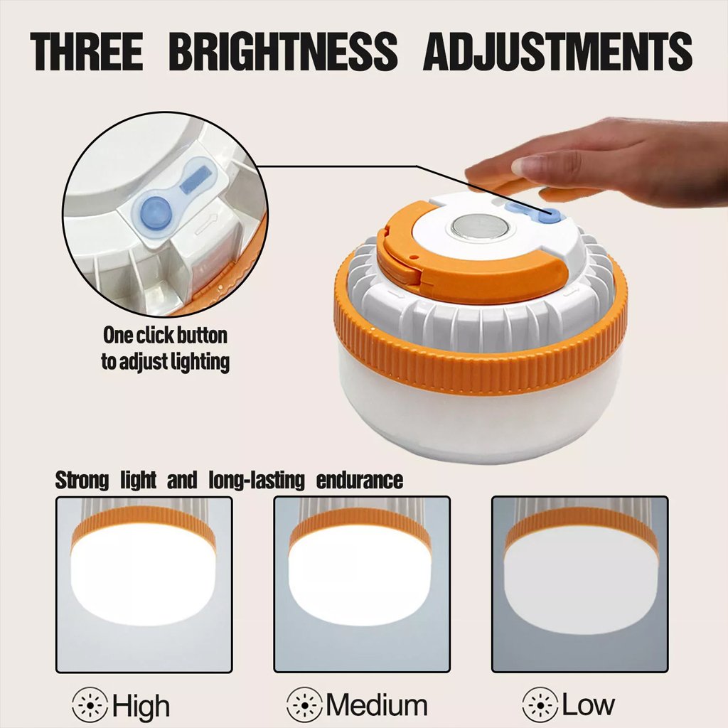 Lampe à Ampoule LED 200W pour Camping – مصباح تخييم بقوة 200 واط image 8